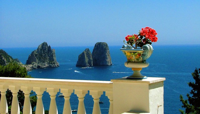 Capri - egy kis panoráma a tengerre