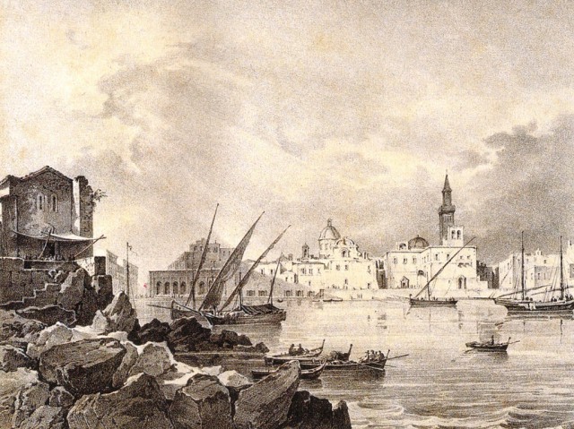 Bari kikötője a XIX. században