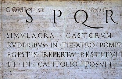 Latin felirat a római időkből