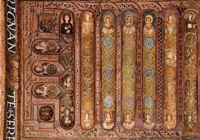 Cappella Palatina fa mennyezete 