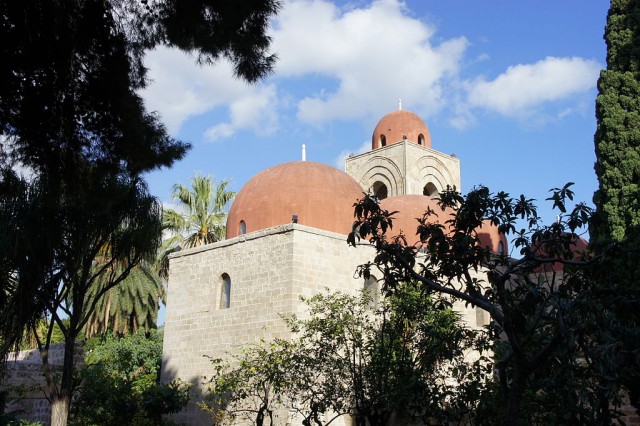 Chiesa di San Giovanni degli Eremiti - Palermo - iszlám építészeti hatás