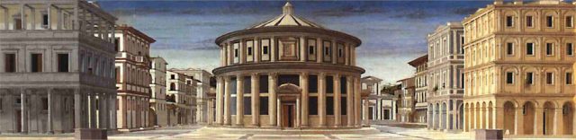 La cittá ideale - 1480-90 - Galleria Nazionale delle Marche, Urbino 