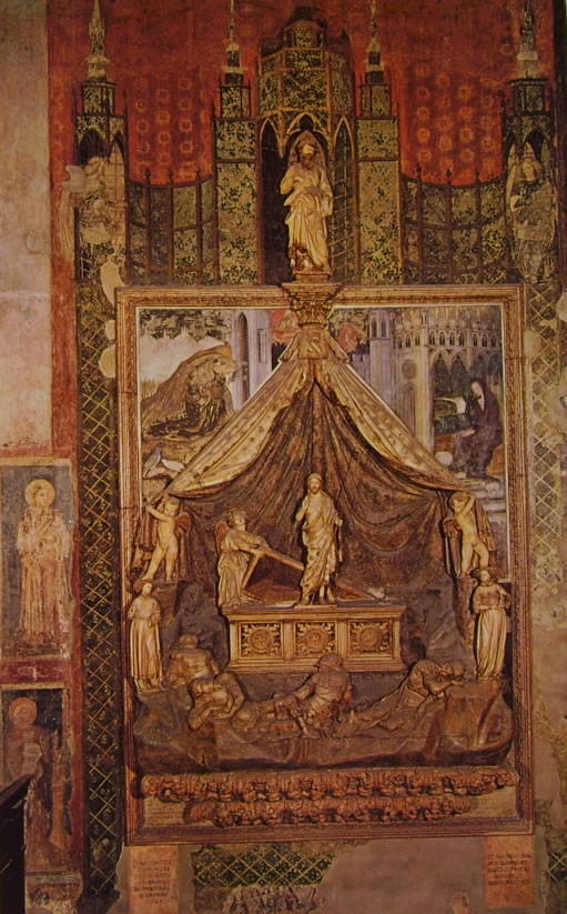 Pisanello - L'Annunciazione - 1424-26. (Basilica di San Fermo Maggiore, Verona) 