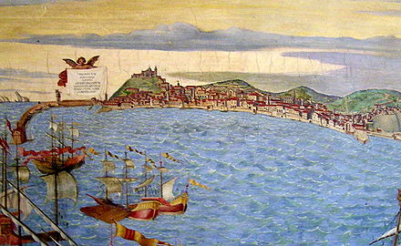 Ancona - térkép a Vatikáni Múzeumból