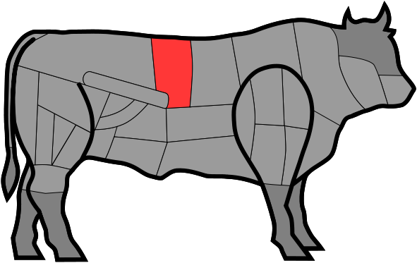 Beef_cuts_France_Faux-filet_highlighted